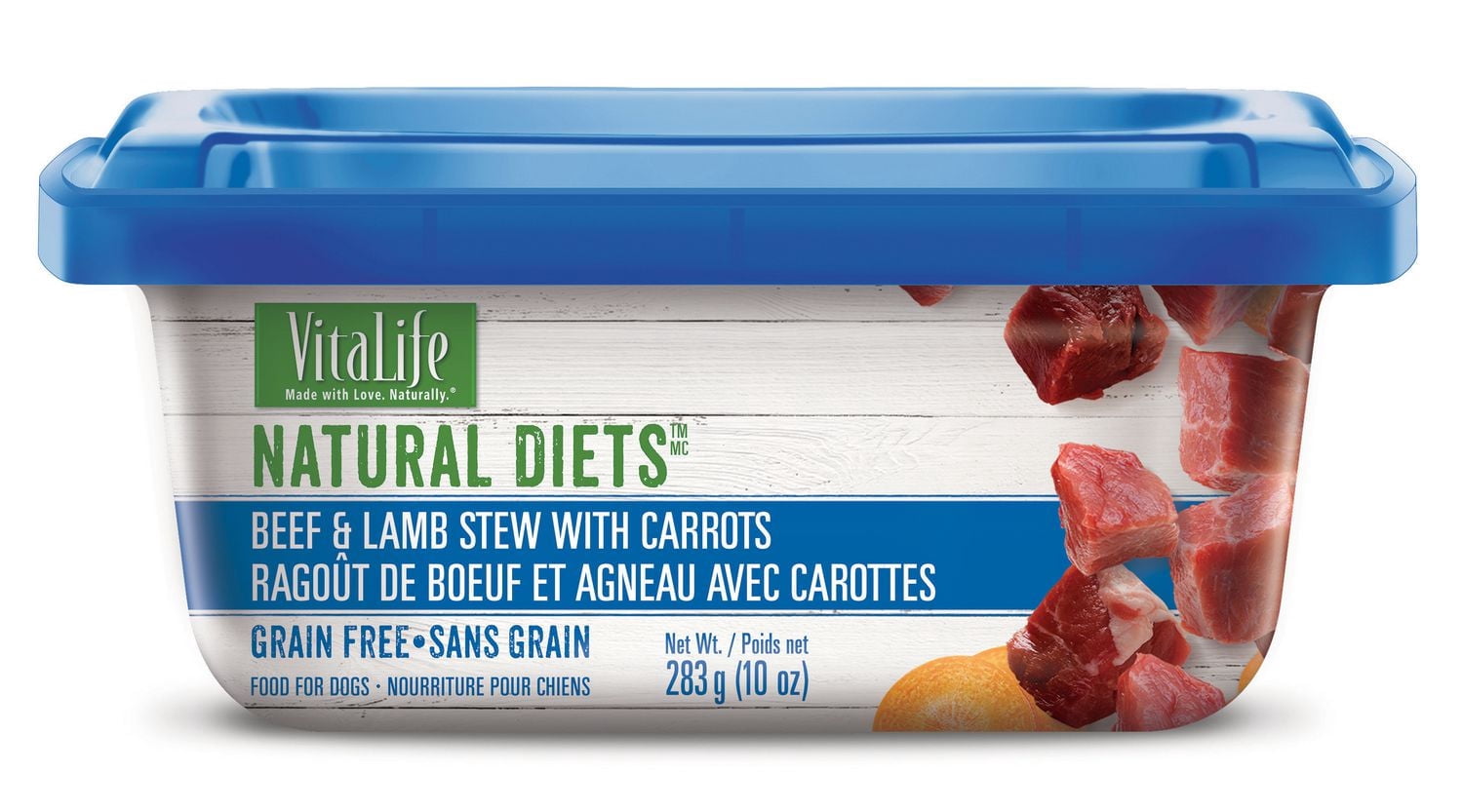 VitaLife Natural Diets Dog Food Beef & Lamb Stew with Carrots