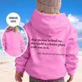 thumbnail image 2 of PMVFHDE Liquidation Chandails en Molleton Col Rond Filles Chandail à Capuchon Manches Longues Chandail en Molleton Doux Graphique Hoody Enfants Mignon Pulls Haut Vêtements pour Filles Rose,130, 2 of 5