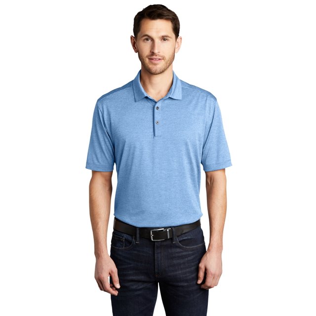 Port Authority Polo à Rayures pour Hommes - K585