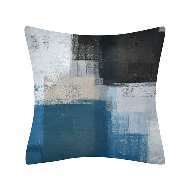 2 Pcs Abstract Pillowcase Throw Pillow Case Sofa Seater, 40*40cm, #24