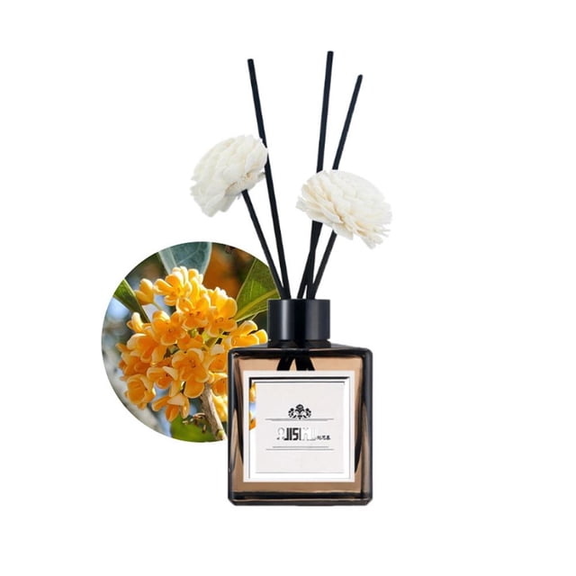 Ensemble de Diffuseurs à Roseaux Printemps Floral Parfum d'Intérieur Huile d'Aromathérapie Fragrance A4Z6