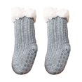thumbnail image 2 of XZNGL Baby Socks 0-6 Months Super Thick Wool Lamb Velvet Childrens Floor Socks Solid Color Plus Velvet Baby Socks Non-Slip Baby Floor Socks Non Slip Baby Socks Knee High Baby Socks, 2 of 6