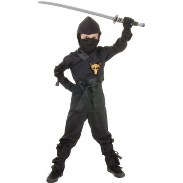 Costumes for all Occasions UR25843MD Ninja - Child Black Medium