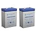 thumbnail image 2 of Power Sonic PS-640 6V 4.5AH SLA Batterie F1 FAST ON TAB TERMINALS - Lot de 2, 2 of 4
