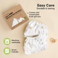 thumbnail image 3 of 2-Pack Pack and Play Sheets, Waterproof Mini Crib Sheets Fitted - Organic Cotton Pack N Play Sheets for Graco Pack and Play Mattress, Playard Baby Cr, 3 of 9