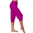 thumbnail image 2 of Timegard Womens Sweatpants Capri Pants Cinch Bottom Solid Color Cropped Joggers Workout Pants with Pockets, 2 of 6