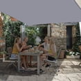 thumbnail image 4 of Sun Shade Sails Canopy, Rectangle Outdoor Shade Canopy 7' x 13' UV Block Canopy for Outdoor Patio Garden Backyard, 4 of 6