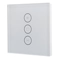 thumbnail image 3 of Curtain Touch Panel, EU Plug 110-240V Timing Function APP Remote Wifi Curtain Switch  For  Apartment For Tuya White,Black, 3 of 8