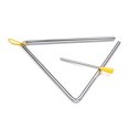 thumbnail image 3 of Musical Steel Triangle Percussion Instrument with Striker and Mallet Holder Gift for Kids to Learn and Enjoy Fun, 3 of 7