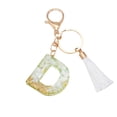 thumbnail image 1 of Bag of Crystals,New White Tassel Letter Key Chain Crystal Drop Pendant Fashionable Bag Key Chain,Personalized Key Chain, 1 of 2