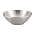 thumbnail image 2 of LSLJS Stainless Steel Bucket Bowl Ramen Bowl Japanese Cold Noodle Bowl Double Insulated Rice Bowl Loudspeaker Bowl Large Noodle Bowl, Stainless Steel Bowl, 2 of 6