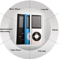 thumbnail image 4 of Lecteur MP3 128 Mo avec Radio FM, Lecteur Vidéo et Musique, Enregistreur Vocal et Prend en Charge jusqu'à 8 Go, 4 of 8