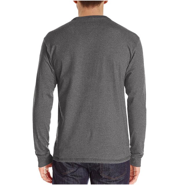 CEHVOM Men Long-Sleeve Beefy Muscle Basic Solid Pure Color Blouse Tee Shirt Top Sale
