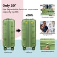 thumbnail image 3 of Joyway - Ensemble de Bagages 5 Pcs, Valise Rigide à Roulettes Pivotantes en PP avec Cadenas TSA - (Bagage Cabine Extensible 20 Pouces) (24 Pouces 28 Pouces) pour l'École, les Voyages, la Fin de Semaine, 3 of 7