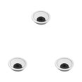 thumbnail image 2 of Baohd Desk Hole Cover Round Waterproof Detachable Insulative Round Anti-rust Adjustable Nonslip Desktop Cable Fixing Grommet 50mm Silver 3Set, 2 of 6