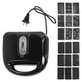 thumbnail image 2 of Breakfast Machine, 10 in 1 Electric Panini  Maker Waffle Maker with Removable Plates Rapid Heating Electric Breakfast Machine for Sandwiches Waffles Cakes, 2 of 7
