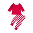 thumbnail image 1 of Faithtur Pyjama à la Mode pour Enfants Hauts à Manches Longues Pantalons à Taille Élastique, 1 of 8