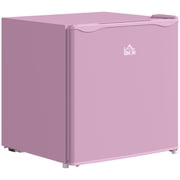 HOMCOM 1.1 Cubic Feet Compact Mini Freezer with Adjustable Temperature