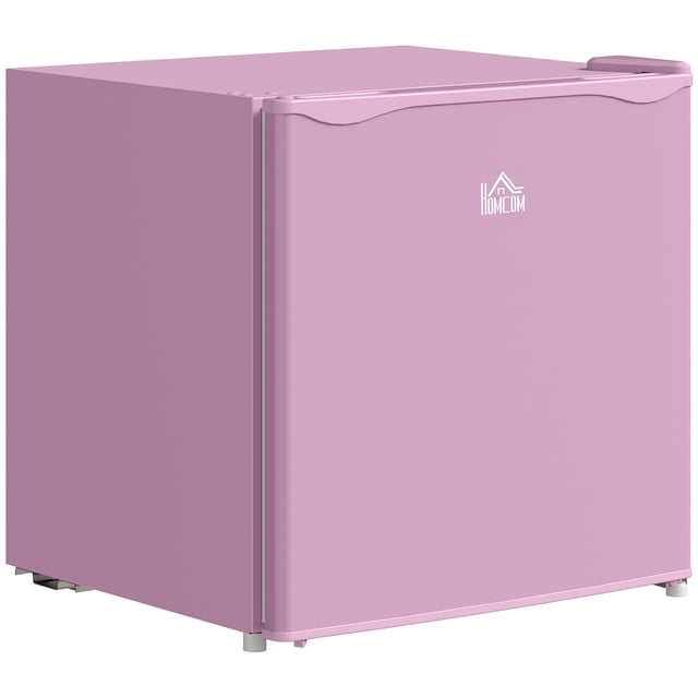 HOMCOM Congélateur Compact Mini de 1,1 Pied cube avec Température Réglable en Rose. Ce Congélateur Vertical Offre une Capacité de 1,1 Pi3 (31 L), une Porte Réversible et une Tablette Amovible. Il Offre une Plage de Température de 6,8 °F à −11,2 °F (−14 °C à −24 °C) avec Réglage à 5 Niveaux. Conçu pour les Appartements, Dortoirs, VR Ou Bureaux à Domicile, Il Comprend un Bac à Glaçons et une Pelle pour Plus de Commodité. le Congélateur a une Conception Compacte avec des dimensions de 18,5 Pouces de Large,