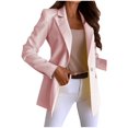 thumbnail image 2 of Womens Casual Blazers Open Front Long Sleeve Work Office Jackets Blazers, 2 of 6