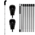 thumbnail image 2 of MKHSQHDG Today's Deals Gutter Cleaning Brush Roofing Tool with 8Pcs Telescopic Extendable Pole 10.5Ft Gutter Cleaner Easy Leave Gutter Cleaning Tools for Cleaning Leaves/Window/Gutter/Hanging Light, 2 of 6