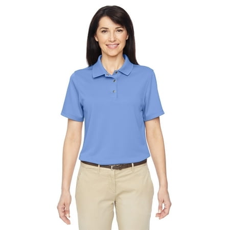 Harriton Polo Performance à Boutons-Pression pour Femmes
