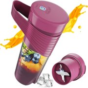 CNKOO Portable Blender  Portable Blender for Shakes and Smoothies  Personal Size Blender with USB Rechargeable  BPA Free Mini Blender for Kitchen/Travel/Gym