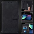 thumbnail image 3 of PANDACO Black Suede Wallet Case for iPhone 14 Pro, 3 of 4