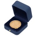 thumbnail image 1 of Boîte de Présentation de Pièces Boîte de Présentation de Pièces Boîte de Pièces avec Porte-Pièces Adaptée 45mm pour Collectionneurs de Dollars Argentés, Bleu, 1 of 6