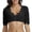Black, variant on VgaVtl Blouse Women Short Sleeve Summer Lace Ladies Plus Size Tops Party Slim Leisure Plain Black Cropped Tops