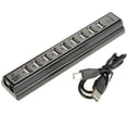 thumbnail image 3 of axGear 10 Port USB 2.0 External HUB With Power Adapter For PC MAC Computer, 3 of 6