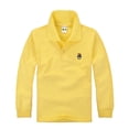 thumbnail image 2 of PMVFHDE T-Shirts Garçons T-Shirts Graphiques Chemise d'École à Manches Longues pour Garçons et Filles Jaune, 9-10 Ans, 2 of 4