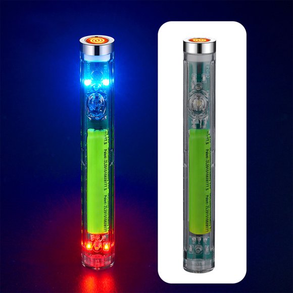 2025 New Upgrade Rechargeable Lighter Blow A Colorful Flash Lighter