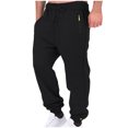 thumbnail image 1 of Ceisia Pantalon Décontracté Ample Uni pour Homme Taille Élastique à Cordon de Serrage Sport Cadeau Travail, 1 of 8