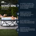 thumbnail image 2 of MSpa Soho Square Inflatable Bubble Massage Spa for 4-6 Person, Energy-Saving, 2 of 9