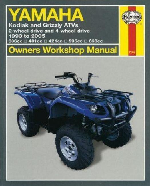 Yamaha Kodiak & Grizzly Atvs 1993 to 2005