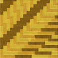 thumbnail image 1 of Ahgly Tapis d'Intérieur Lavable en Machine Carré Transitionnel Bisque Foncé Marron, 4 Pieds Carré, 1 of 7