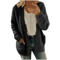 thumbnail image 1 of Cardigan Sweater for Women Oversized Fall Winter Button Down Sweater Tops Casual Long Sleeve Cardigans with Pockets, 1 of 7