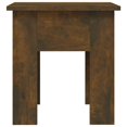 thumbnail image 3 of vidaXL Coffee Table Smoked Oak 40x40x42 cm Engineered Wood, 3 of 4