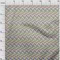 thumbnail image 2 of oneOone Tissu Georgette Viscose Motif Géométrique Chevrons BTY 42 Pouces de Large, 2 of 4