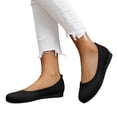 thumbnail image 3 of Kcodviy Chaussures pour Femmes Respirantes de Couleur Unie Chaussures Décontractées pour Robe Tricot Bout Rond Chaussures Plates pour Femmes Décontractées à Enfiler Chaussures Décontractées Confortables, 3 of 7