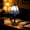 A#6310, variant on Modern Glass Bedside Table Lamp, Soft Warm Light, Adjustable Brightness, Compact 36x20x15 cm, Nightstand or Living Room Decor