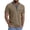 Khaki, variant on ZVNAΖH Men's Henley Short Sleeve T-shirts Casual Button Basic Tee Shirts Summer Lightweight T Shirts with Pocket