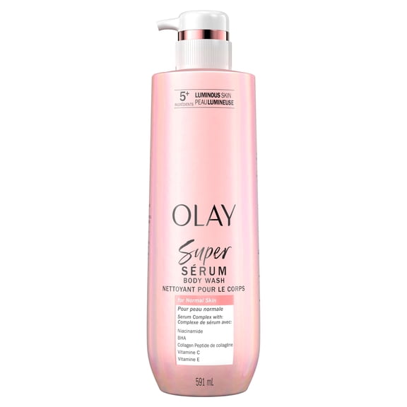 Nettoyant pour le corps Olay Super sérum pour peau normale, complexe de sérum pour une peau lumineuse, 591 mL