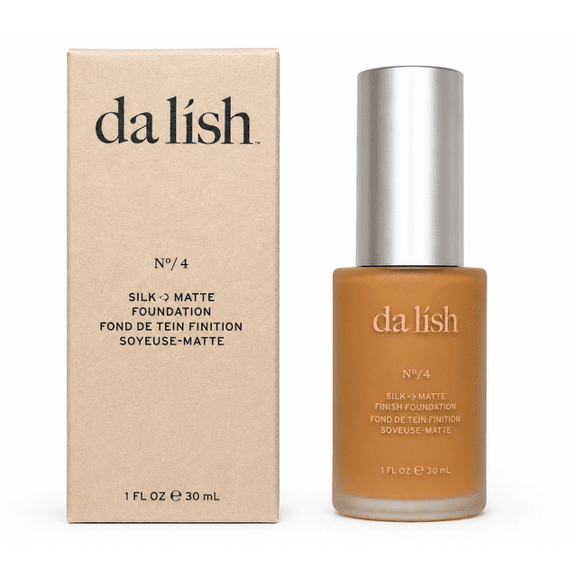 da lish cosmetics - Clean Weightless Buildable Coverage Foundation For All Skin Types- F04 Deep