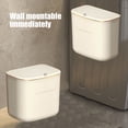 thumbnail image 4 of XYAIYT Versatile Plastic Laundry Basket with Lid and Ventilation Holes for Efficient Clothes Storage Suitable for Bathroom Use and Small Spaces Long Lasting Transparent Design 9.64x8.26x5.9in, 4 of 6