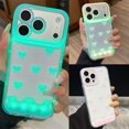 thumbnail image 2 of LED Bowknot Phone Case Light Up for Calls, Glowing Bow Design Protective Cover for iPhone Air, 16, 16 Pro, 16 Pro Max, 17, 17 Pro, 17 Pro Max, Valentines Day Gift, 2 of 8