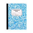 thumbnail image 1 of ZTTD 1 Pack Composition Notebook Wide Ruled Bulk, 200 Pages (100 Sheets), 9-3/4 x 7-1/2", Hard Cover Wide Ruled Notebook Bulk, Marble Composition Notebooks, Bulk S-chool Notebooks, 1 of 9
