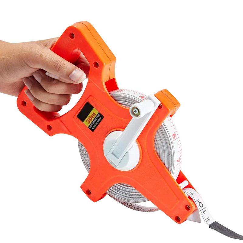 Metric Measuring Tape 20m/30m Long Fiberglass Tape Measure Impact Resistant Track And Field Measuring Tape For Long Jump Sports