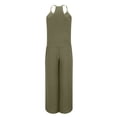 thumbnail image 5 of EQWLJWE Hauts pour Femmes Ensemble d'Été Uni Sport Décontracté à Bretelles Col Rond Haut/chemise Ensemble 2 Pcs, 5 of 5